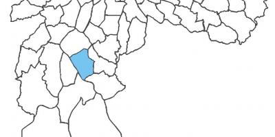Mapa de Campo Grande, distrito de