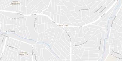 Mapa de Cidade Líder de São Paulo