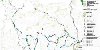 Mapa de Freguesia do Ó São Paulo - el transporte Público
