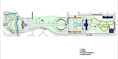 Mapa de Independência São Paulo Parque