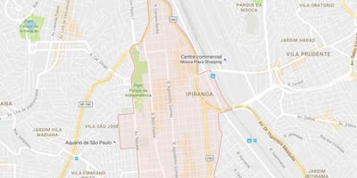 Mapa de Ipiranga São Paulo