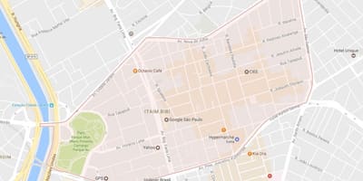 Mapa de São Paulo Itaim Bibi