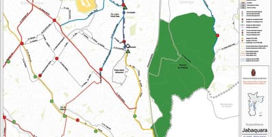 Mapa de Jabaquara São Paulo - el transporte Público