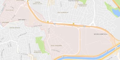 Mapa de Jaguara São Paulo