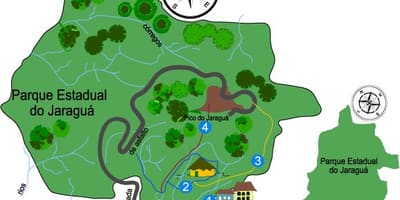 Mapa de Jaraguá Parque