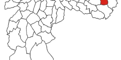 Mapa de distrito de José Bonifácio