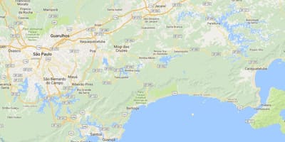 Mapa de la playa de Sapê