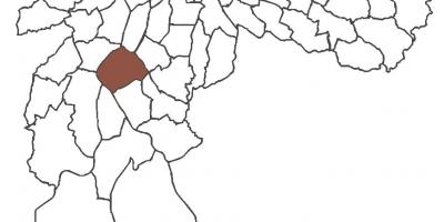 Mapa de distrito de Santo Amaro