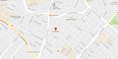 Mapa de São Paulo Moema