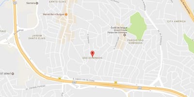 Mapa de São Domingos de São Paulo