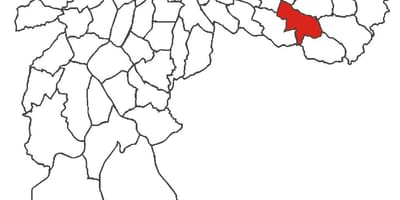 Mapa de São Mateus distrito