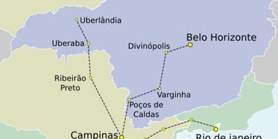 Mapa de São Paulo TAV