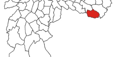 Mapa de san Rafael del distrito de