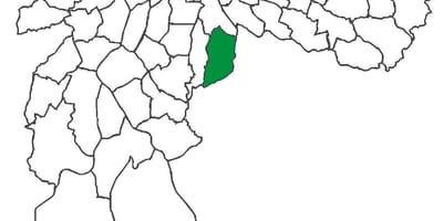 Mapa de distrito Sacomã