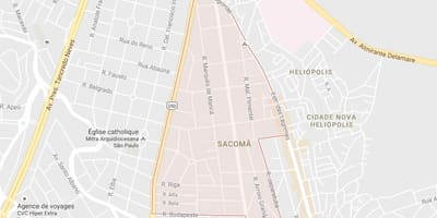 Mapa de Sacomã São Paulo