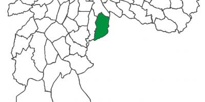 Mapa de distrito Sacomã