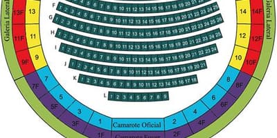 Mapa de teatro São Pedro