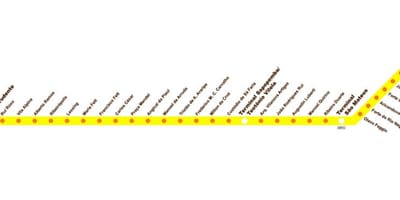 Mapa de la terminal Sacomã Expresso Tiradentes