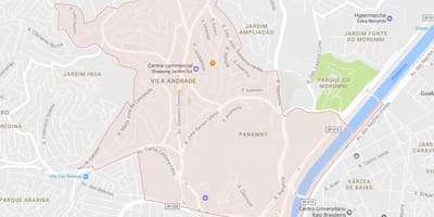 Mapa de Vila Andrade São Paulo