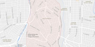Mapa de Vila Curuçá São Paulo