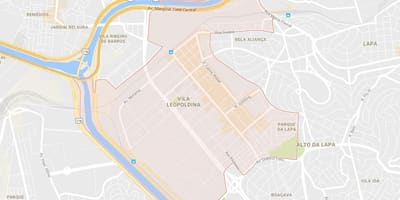 Mapa de Vila Leopoldina São Paulo